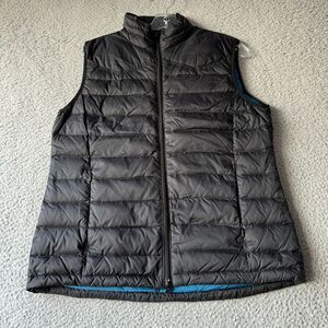 Riding Sport Vest Womens Medium Black Down Puffer Equestrian Wear Snow‎ Canyon